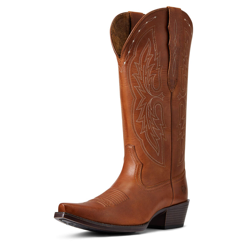 Ariat Westernstiefel Damen - Heritage X Toe Elastic Wide Calf Braun ( PEJZD-2896 )
